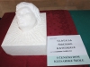 3. nagrada za skulpturu: Glava sa Šibenske katedrale - Dominik Gabelica i Igor Đuričić, Učenički dom Klesarske škole Pučišća