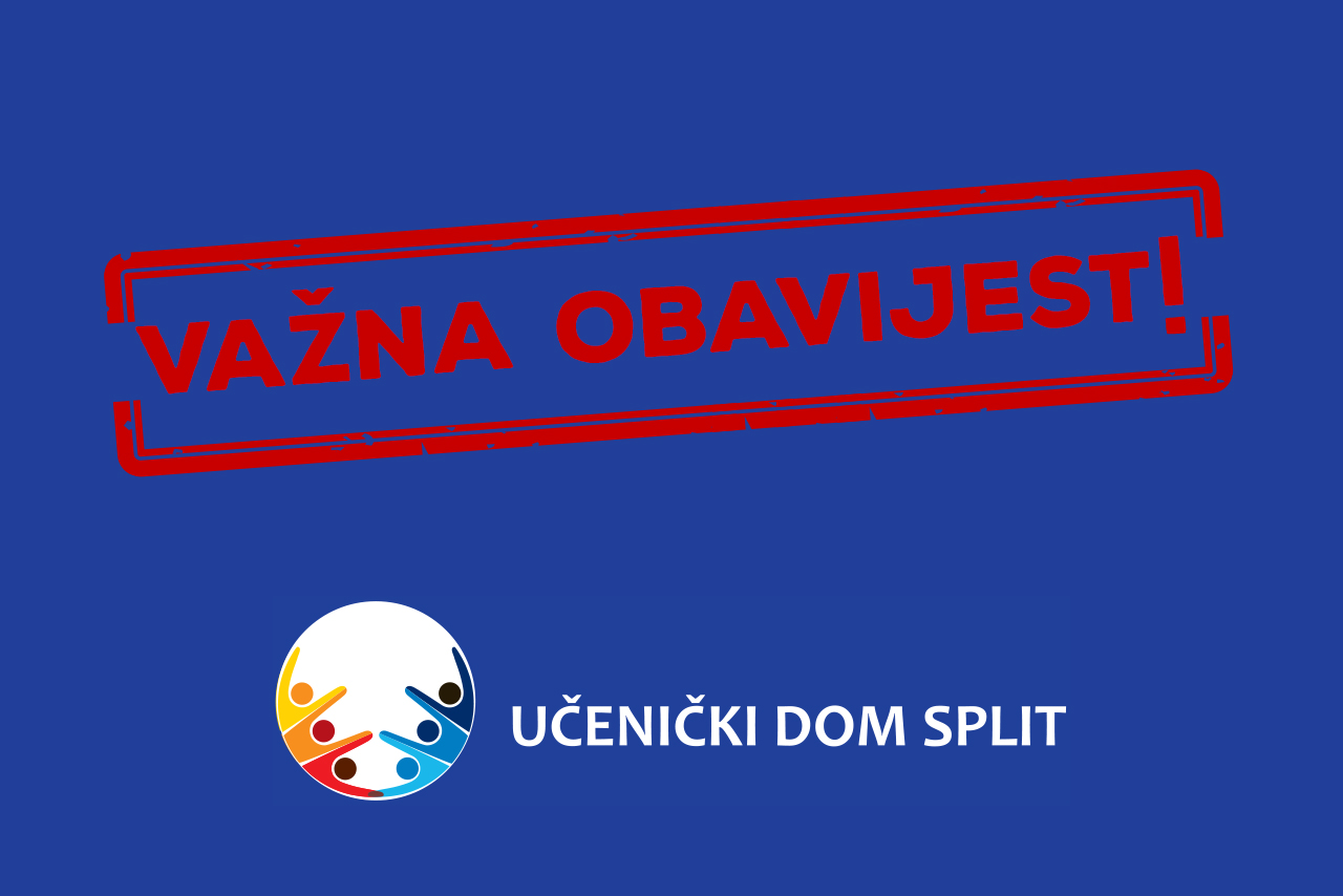 HZJZ OBJAVIO UPUTE UČENIČKIM DOMOVIMA